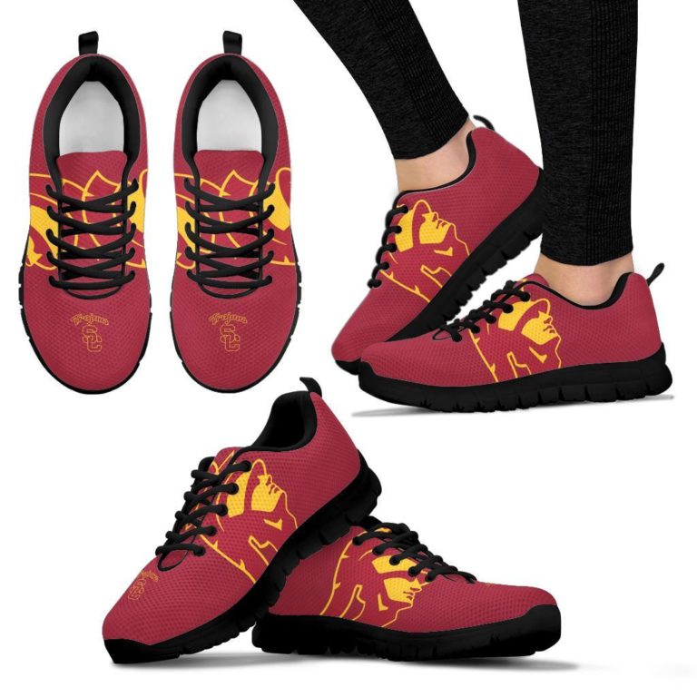 NCAA USC Trojans Breathable Running Shoes