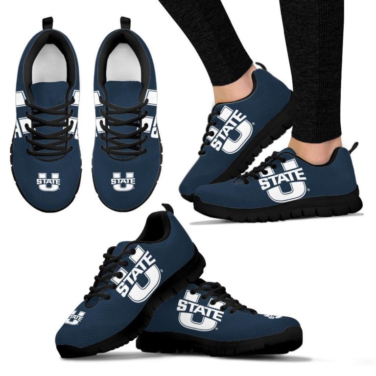 NCAA Utah State Aggies Breathable Running Shoes