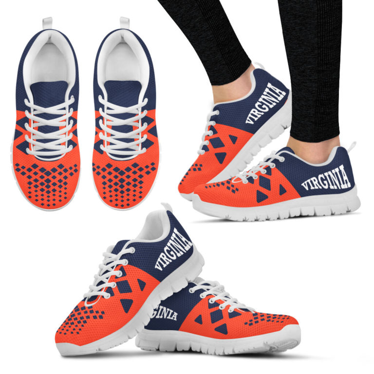NCAA Virginia Cavaliers Breathable Running Shoes – Sneakers RBSNK214