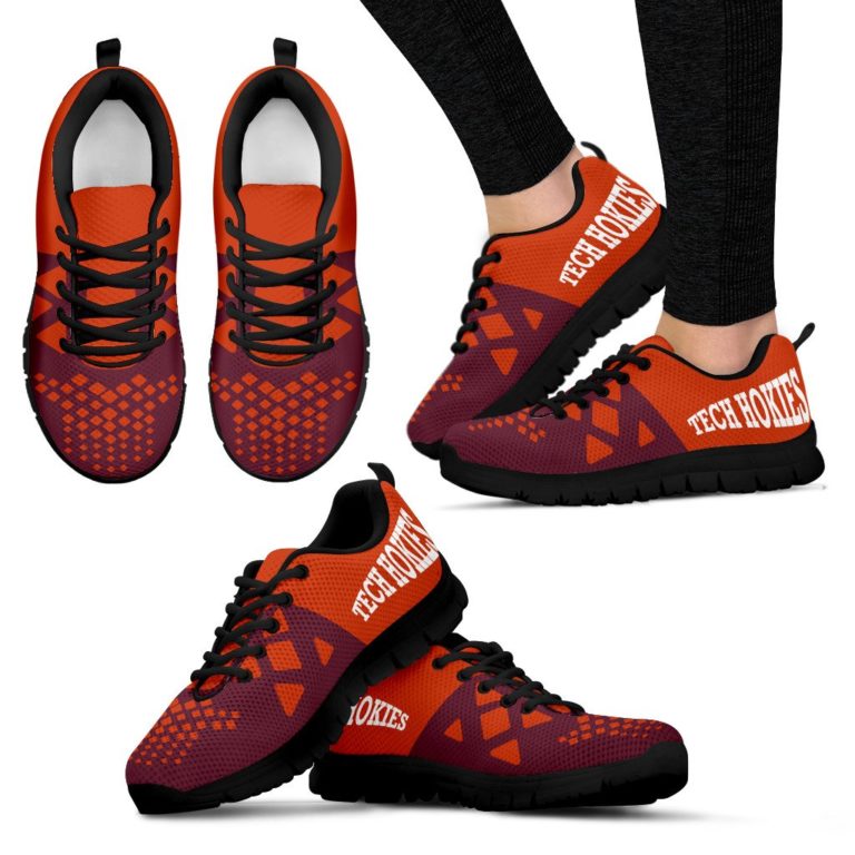 NCAA Virginia Tech Hokies Breathable Running Shoes – Sneakers RBSNK217