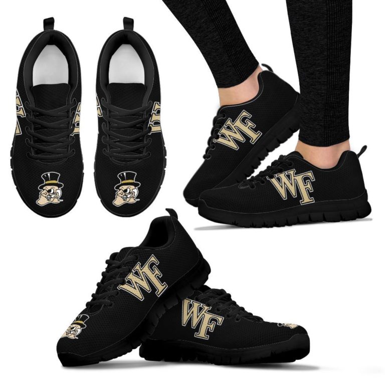 NCAA Wake Forest Demon Deacons Breathable Running Shoes – Sneakers