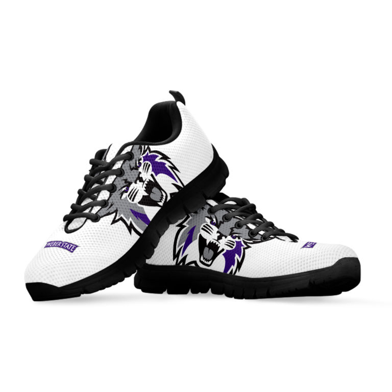 Weber State Wildcats Breathable Running Shoes – Sneakers