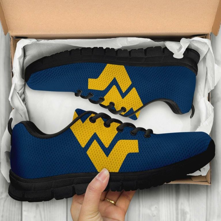 NCAA West Virginia Mountaineers Breathable Running Shoes – Sneakers