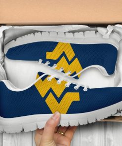 NCAA West Virginia Mountaineers Breathable Running Shoes – Sneakers