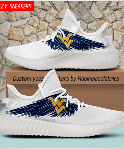 NCAA West Virginia Mountaineers Yeezy Boost Sneakers