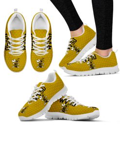NCAA West Virginia State Yellow Jackets Breathable Running Shoes – Sneakers