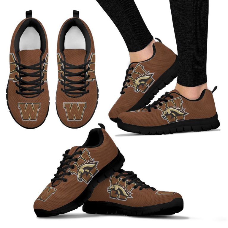 Western Michigan Broncos Breathable Running Shoes