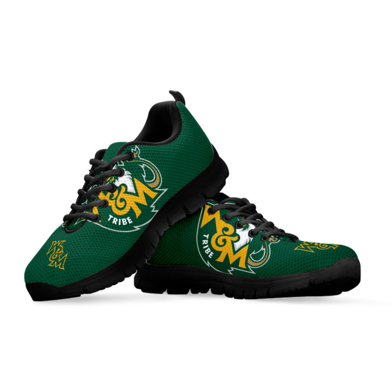 NCAA William &ampamp Mary Tribe Breathable Running Shoes – Sneakers