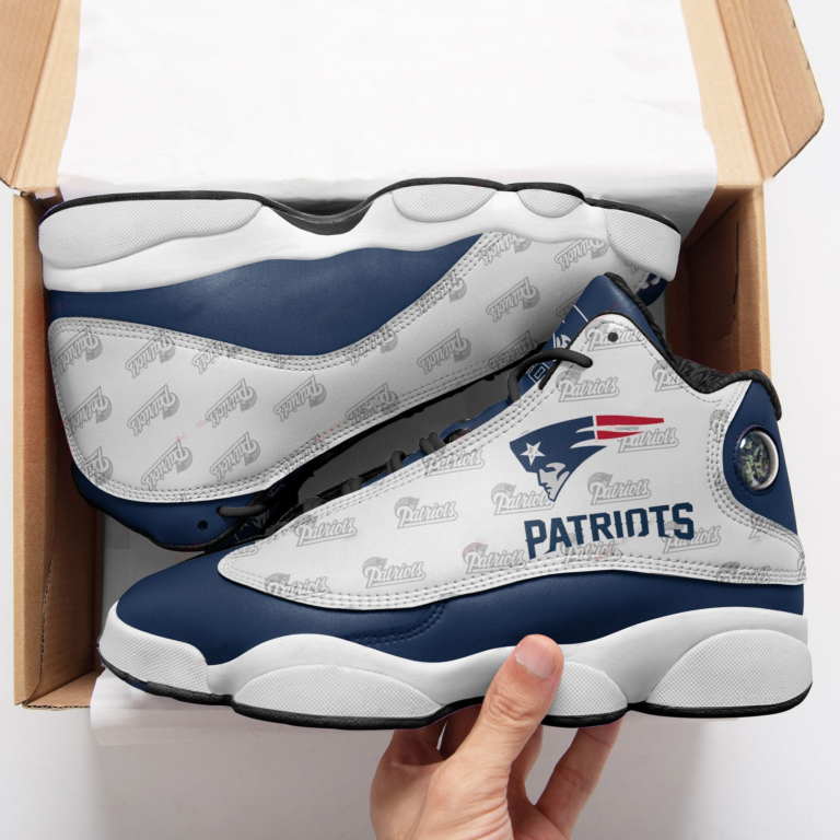 New England Patriots Football Air Jordan 13 Shoes