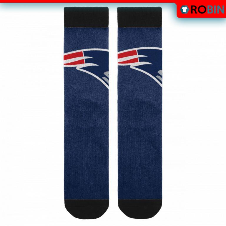 New England Patriots Football Primetime Socks
