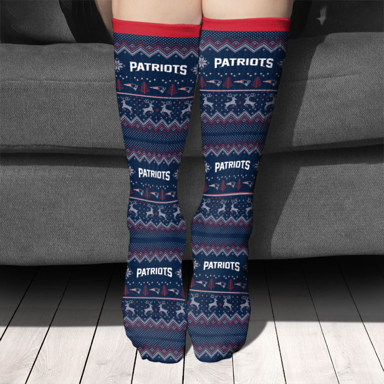 New England Patriots Football Socks