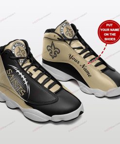 New Orleans Saints Football Personalized Air Jordan 13 Shoes 3