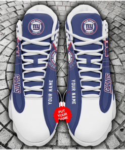 New York Giants Air Jordan 13 Shoes Personalized
