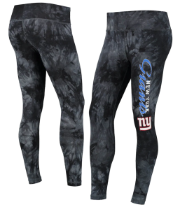 New York Giants Burst Tie Dye Leggings