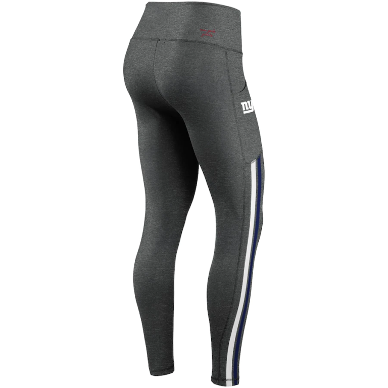 New York Giants High Waisted Black Leggings
