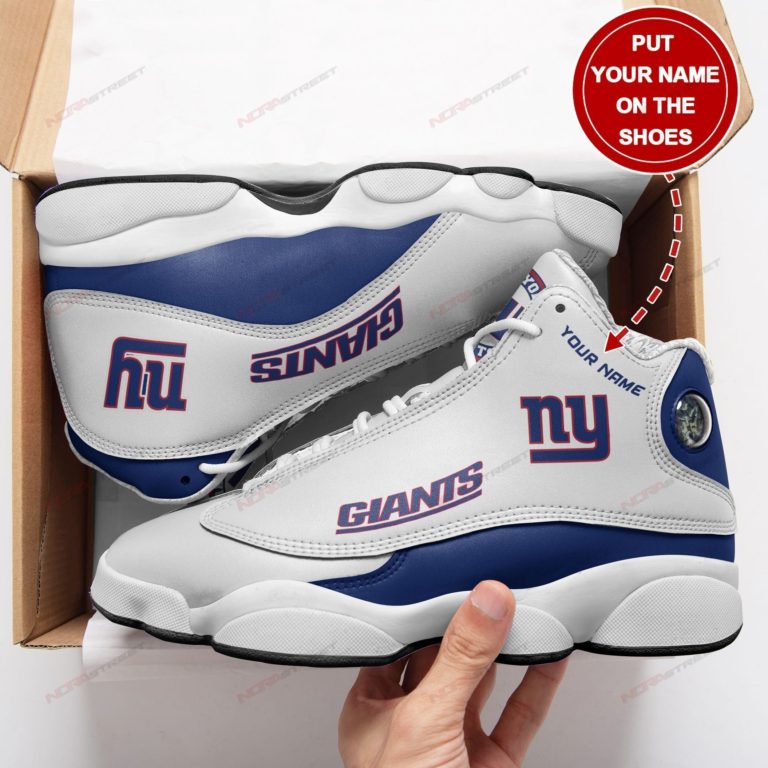 New York Giants Personalized Air JD13 Custom Shoes