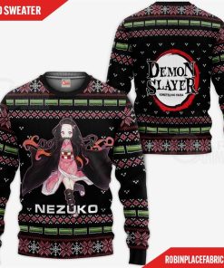 Nezuko Kamado Ugly Sweater Christmas Demon Slayer Anime Gift