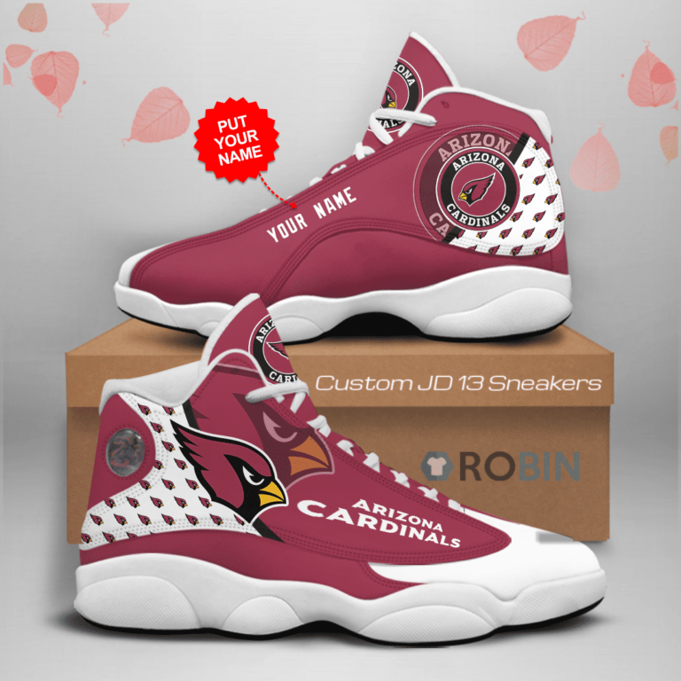 NFL Arizona Cardinals Air Jordan 13 Shoes – Customized Sneakers – RBJD1374