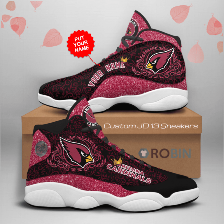 NFL Arizona Cardinals Air Jordan 13 Shoes Personalized
