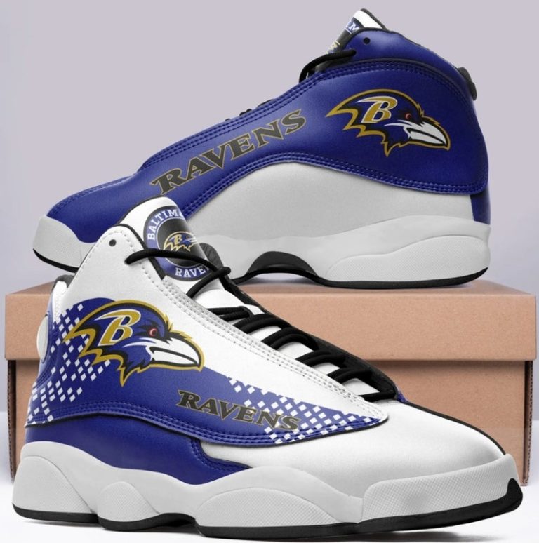 NFL Baltimore Ravens Air Jordan 13 Shoes