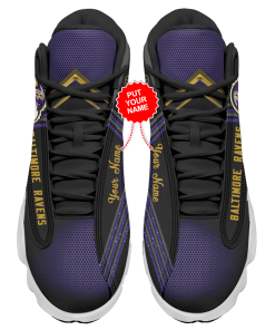 NFL Baltimore Ravens Air Jordan 13 Shoes Personalized