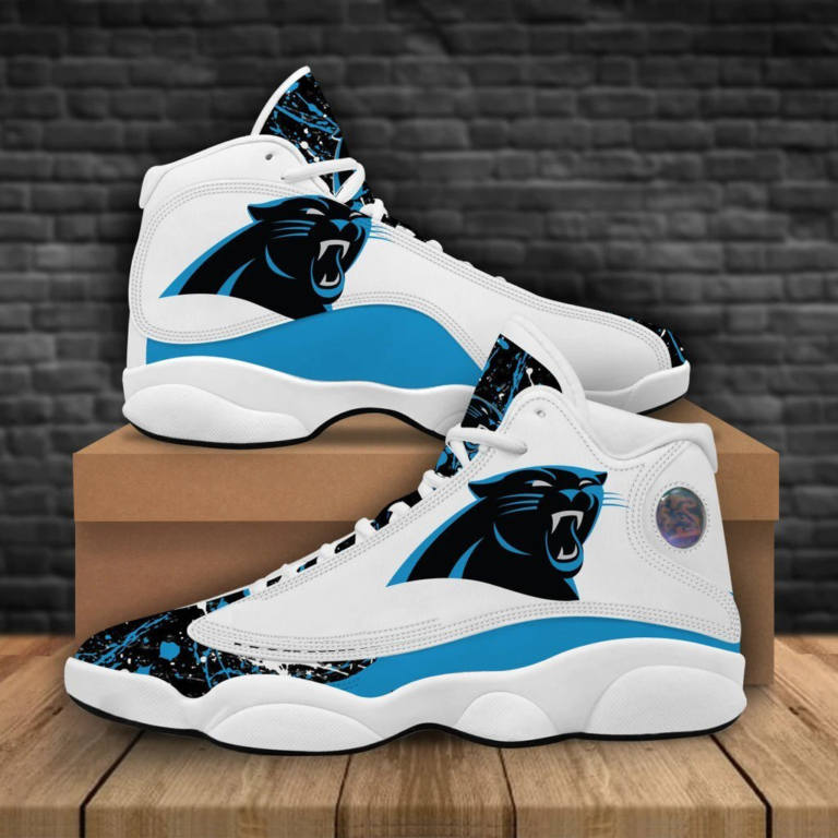 NFL Carolina Panthers Air Jordan 13 Shoes – Custom JD13 Sneakers