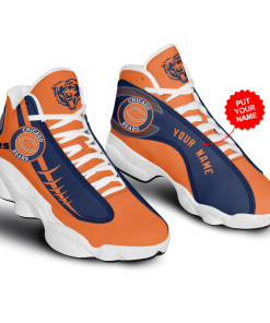 NFL Chicago Bears Air Jordan 13 Shoes Personalized