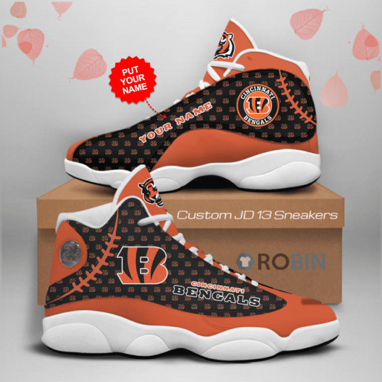 NFL Cincinnati Bengals Air Jordan 13 Shoes – Custom Sneakers
