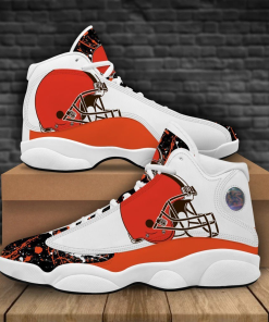 NFL Cleveland Browns Air Jordan 13 Shoes – Custom JD13 Sneakers