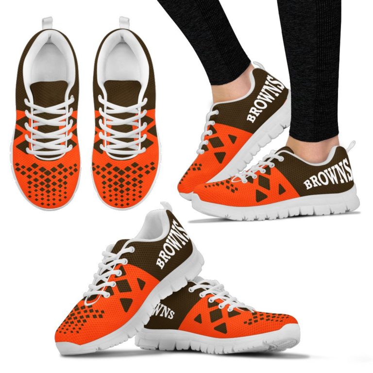 NFL Cleveland Browns Breathable Running Shoes – Sneakers RBSNK211