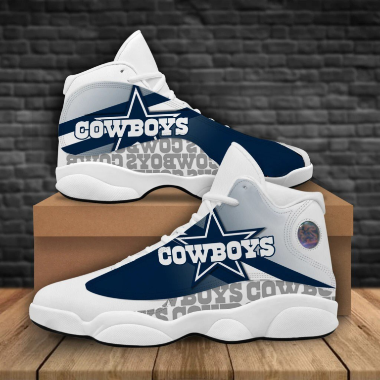 NFL Dallas Cowboys Air Jordan 13 Shoes – Custom JD13 Sneakers