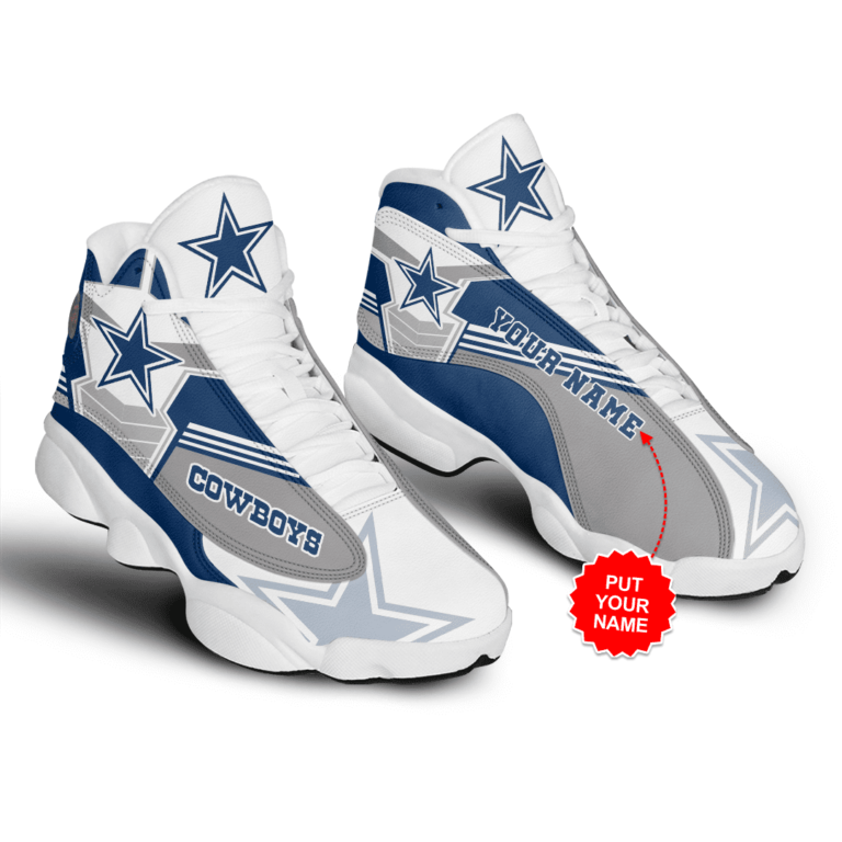NFL Dallas Cowboys Air Jordan 13 Shoes – Customized Sneakers