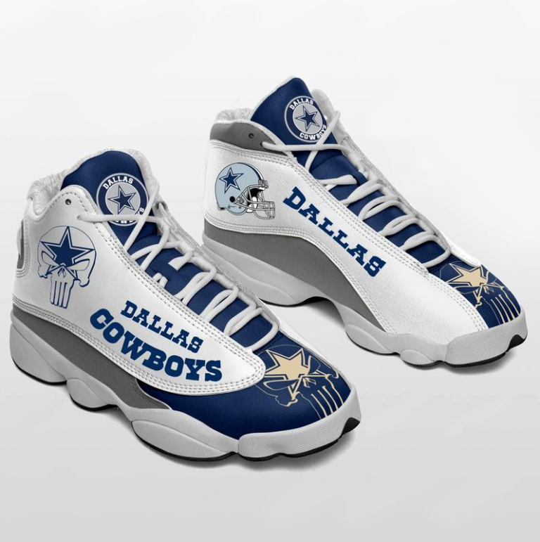NFL Dallas Cowboys Football Air Jordan 13 Shoes