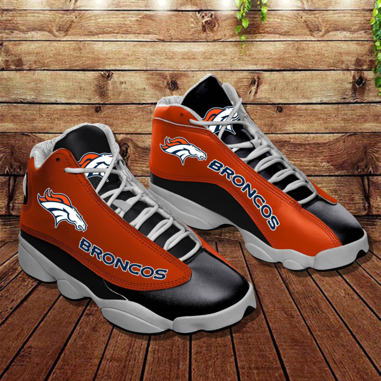 NFL Denver Broncos Air Jordan 13 Shoes – Custom JD13 Sneakers