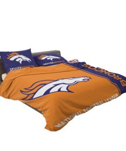 NFL Denver Broncos Bedding Comforter Set – Duvet cover and Pillow Case