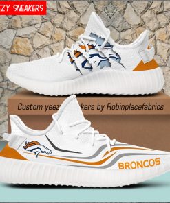 NFL Denver Broncos Yeezy Sneakers Boost NFL Denver Broncos Yeezy Sneakers Boost