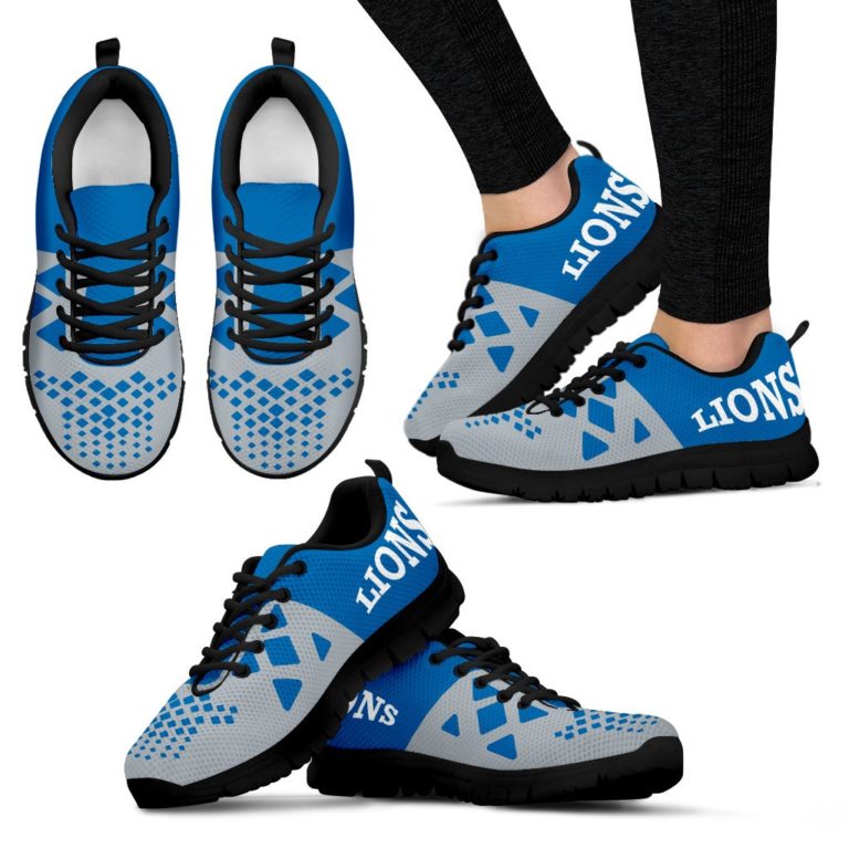 NFL Detroit Lions Breathable Running Shoes RBSNK211