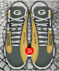 Custom Green Bay Packers Jordan 13 Shoes
