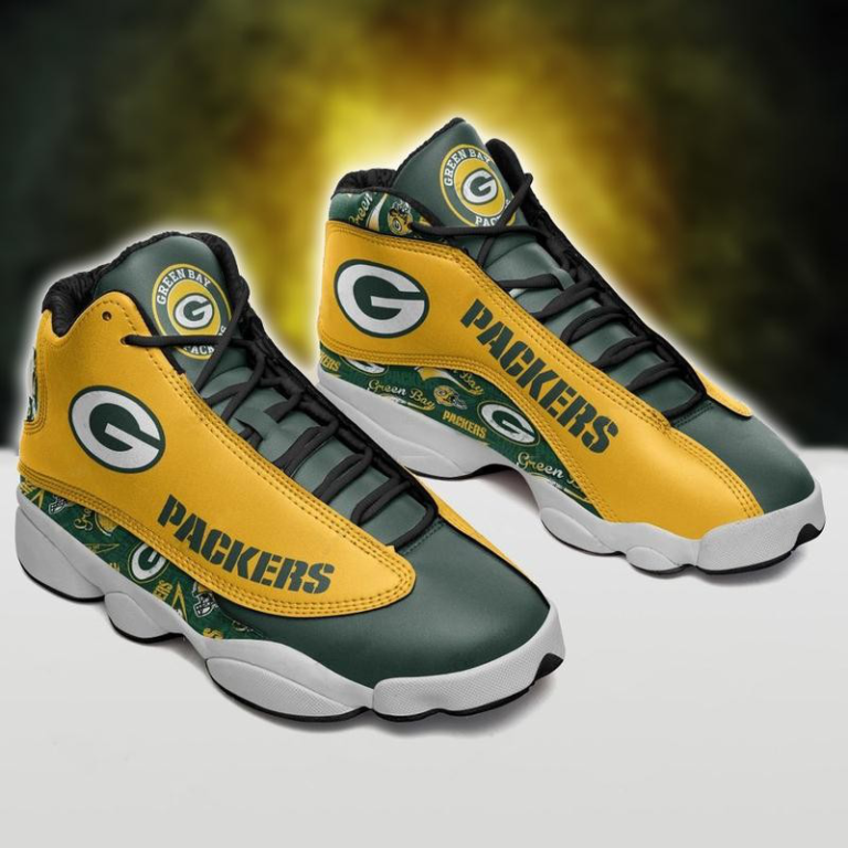 NFL Green Bay Packers Air Jordan 13 Sneakers