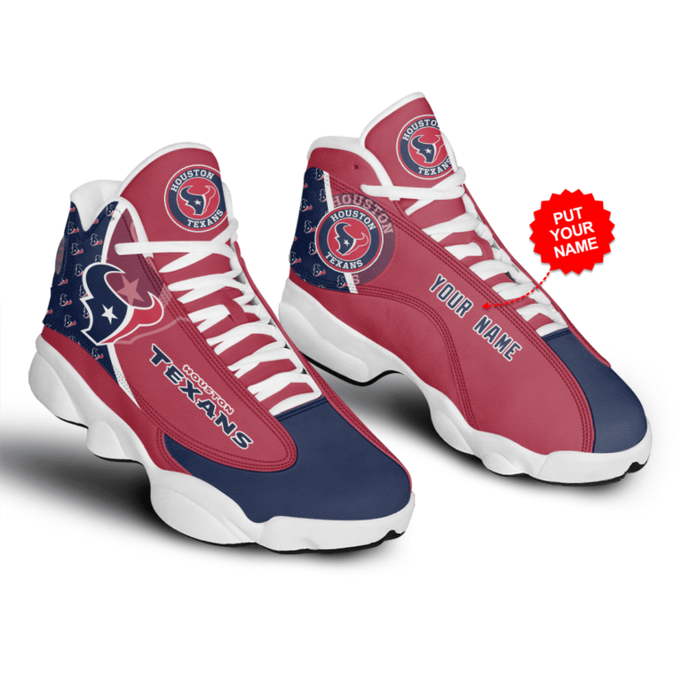 NFL Houston Texans Air Jordan 13 Shoes Personalized – RBJD13134