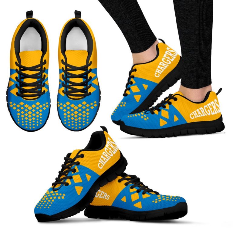 NFL Los Angeles Chargers Breathable Running Shoes RBSNK211