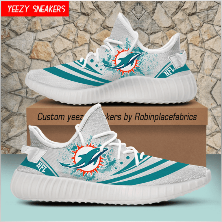 NFL Miami Dolphins Yeezy Sneakers Boost