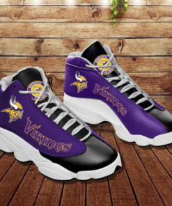 NFL Minnesota Vikings Air Jordan 13 Shoes – Custom JD13 Sneakers