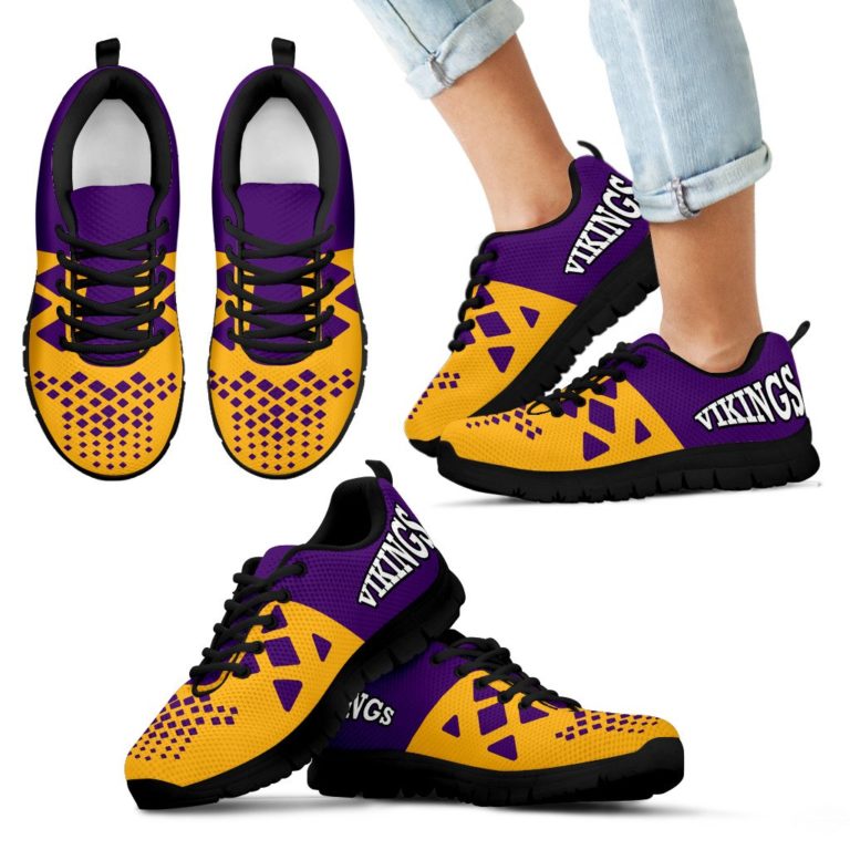 NFL Minnesota Vikings Breathable Running Shoes – Sneakers