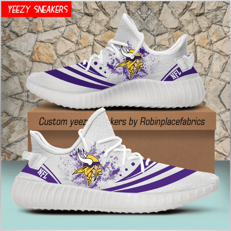 NFL Minnesota Vikings Yeezy Sneakers Boost