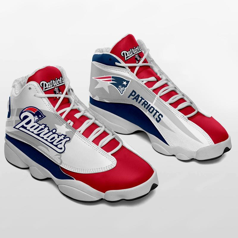 NFL New England Patriots Air Jordan 13 Shoes Custom JD13 Sneakers