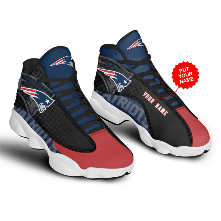 NFL New England Patriots Air Jordan 13 Shoes Personalized – RBJD13152