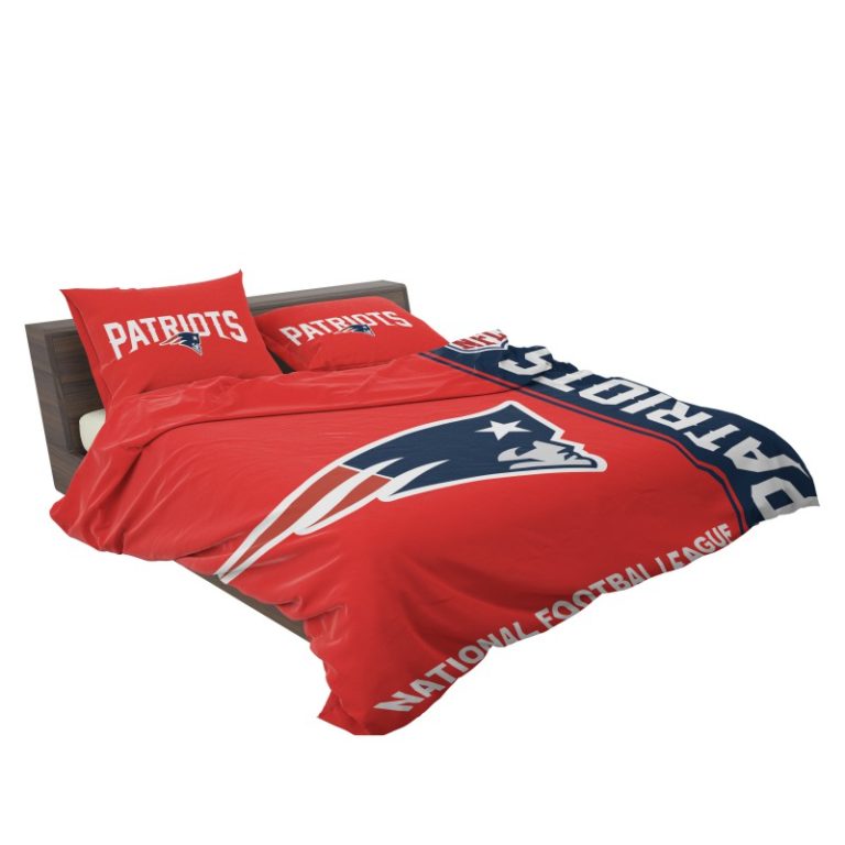 NFL New England Patriots Bedding Comforter Set – Duvet cover and Pillow Case