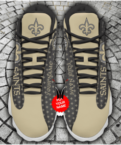 NFL New Orleans Saints Air Jordan 13 Shoes – Custom Sneakers