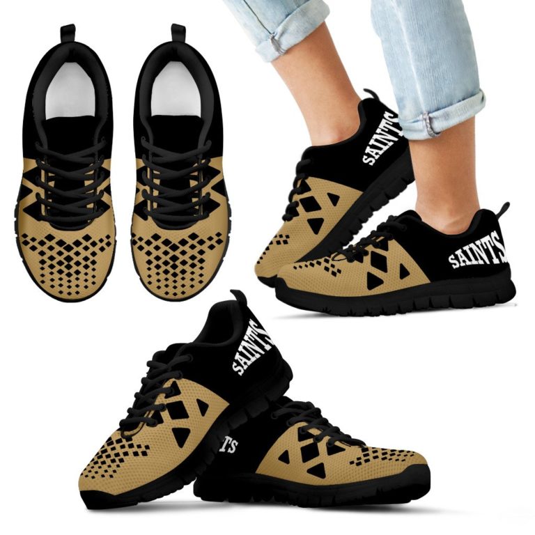 NFL New Orleans Saints Breathable Running Shoes